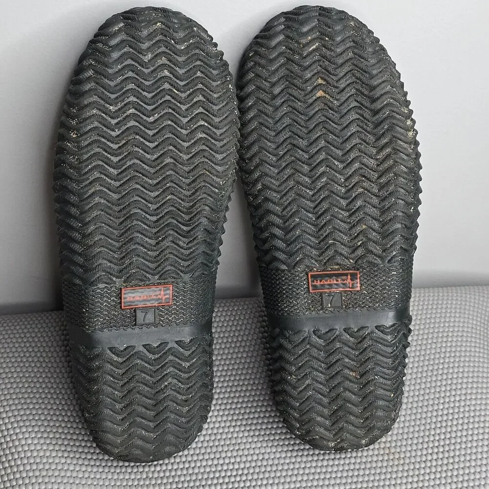 Habit Water Shoes Mens Size 7‎ Green and Black All Weather Spandex Rubber